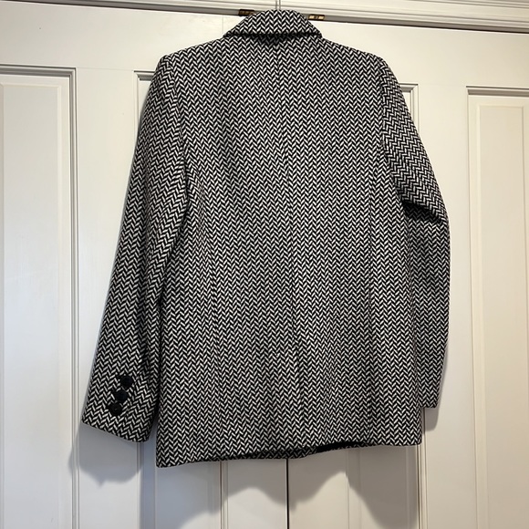 Anine Bing fishbone blazer black and white new with tags nwt oversized - Picture 7 of 7